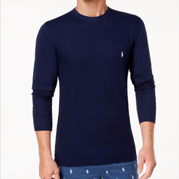 Polo Ralph Lauren Other - Polo Ralph Lauren Waffle- Knit Thermal Navy